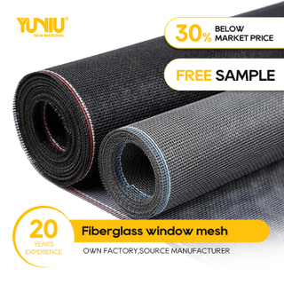 Rede mosquiteira de fibra de vidro anti-malha 18x14 Tela de insetos de fibra de vidro para janelas e portas
