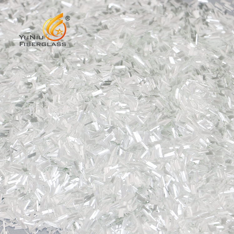 Fios picados de fibra de vidro pp de alta resistência à tração de 3 mm/4,5 mm para polímeros