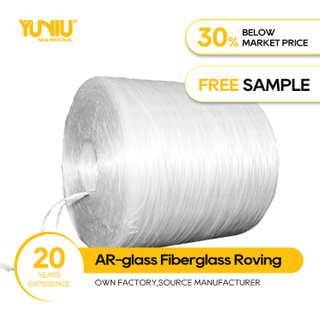 Fornecimento direto da fábrica 2400/4800Tex fibra de vidro resistente a álcalis para produção de GRC/GFRC