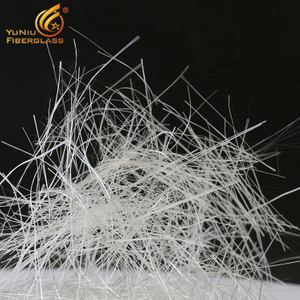 Forneça fios cortados de fibra de vidro superior de 8 μm de alta resistência para tapete de agulha compatível