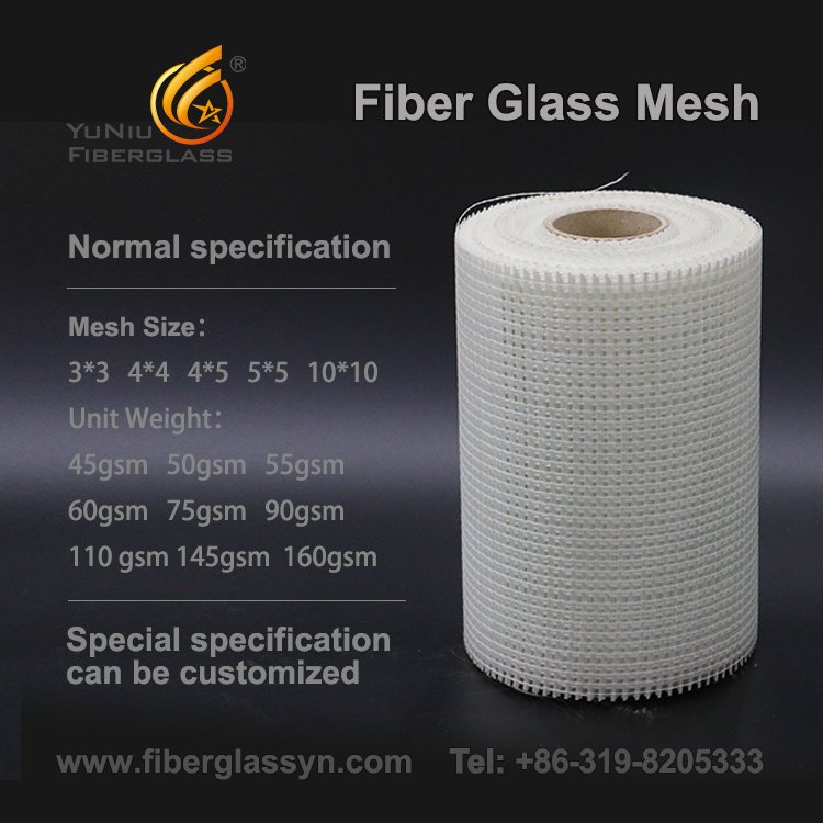 Malha de fachada de fibra de vidro por atacado, malha de fibra de vidro 60gsm/malha de fibra de vidro 160gr para placa de parede GRC