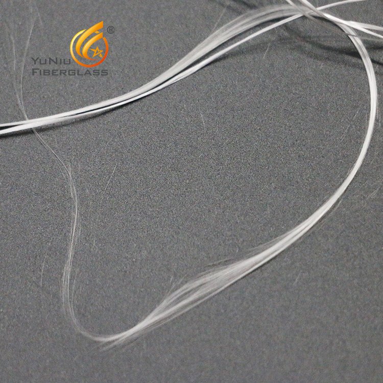 Fio de vidro de fibra não alcalina de 9um de diâmetro